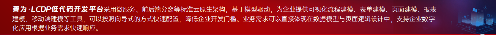 善為·LCDP低代碼開發(fā)平臺介紹